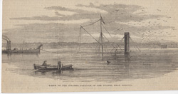 Wreck of the Steamer Batavier in the Thames, near Barking